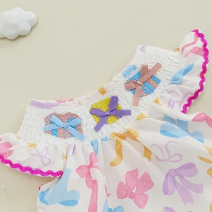 Toddler Girl Floral Print Sleeveless Romper