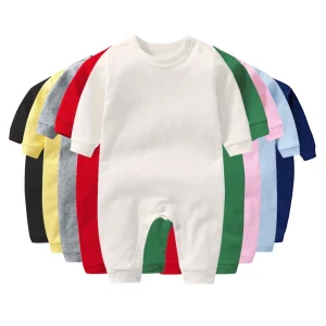 100% Cotton Baby Girl Jumpsuit Boy Rompers