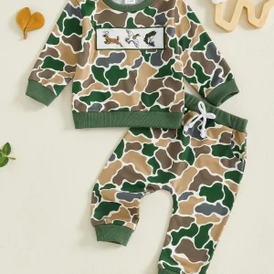 Toddler Boys Outfit Short Sleeve Dinosaur Print